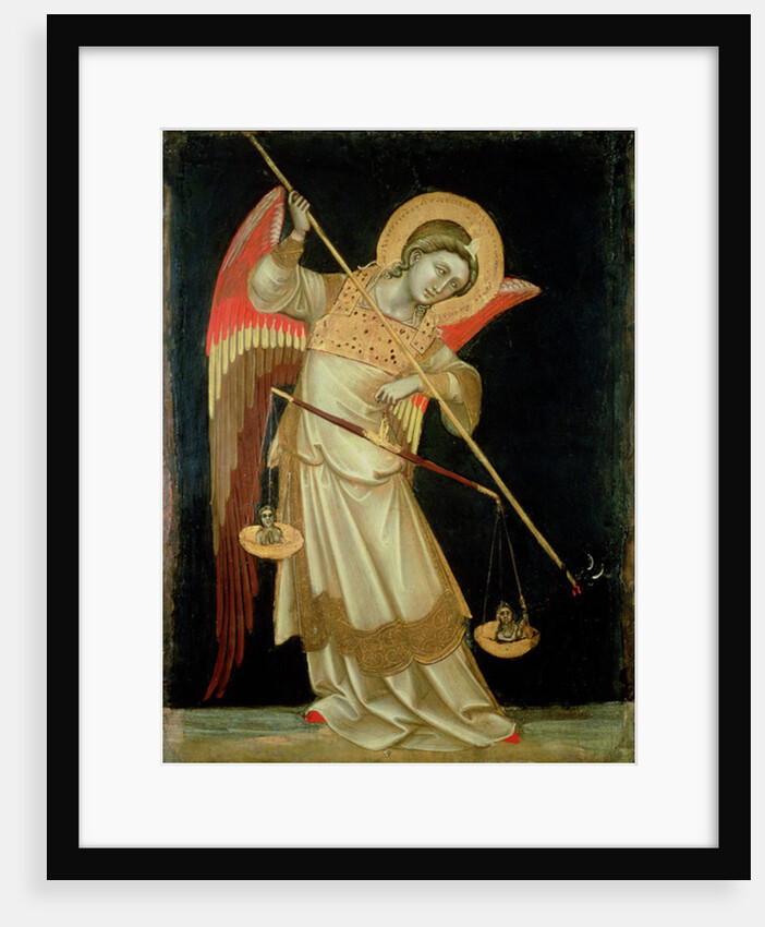 An Angel Weighing a Soul, c.1348-55 by Ridolfo di Arpo Guariento