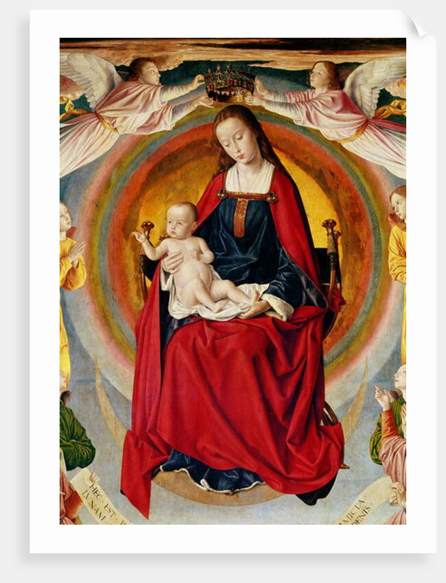 The Coronation of the Virgin by (fl.c.1483-c.1529) Master of Moulins