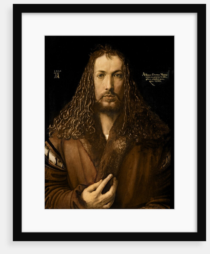 Self Portrait at the Age of Twenty-Eight, 1500 by Albrecht Dürer or Duerer