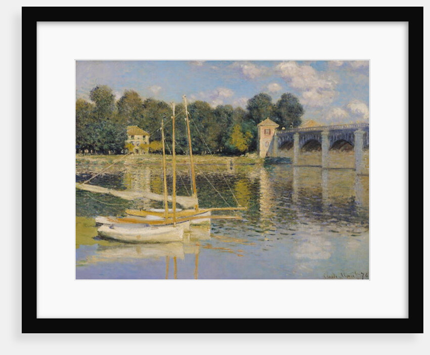 The Bridge at Argenteuil, 1874 by Claude Monet