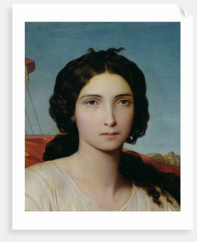 Esther as an Odalisque, detail, 1844 by Francois Leon Benouville