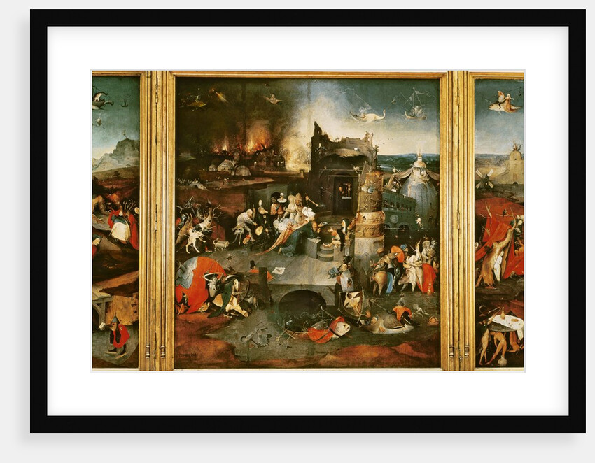 Triptych: The Temptation of St. Anthony by Hieronymus Bosch