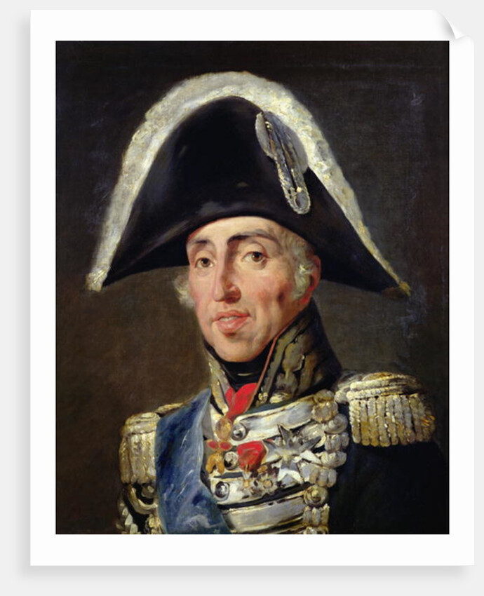 Portrait of Charles X King of France and Navarre by Emile Jean Horace Vernet