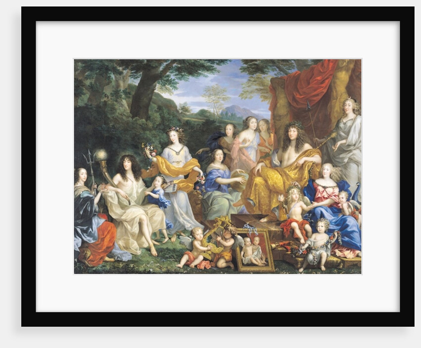 The Family of Louis XIV 1670 by Jean Nocret