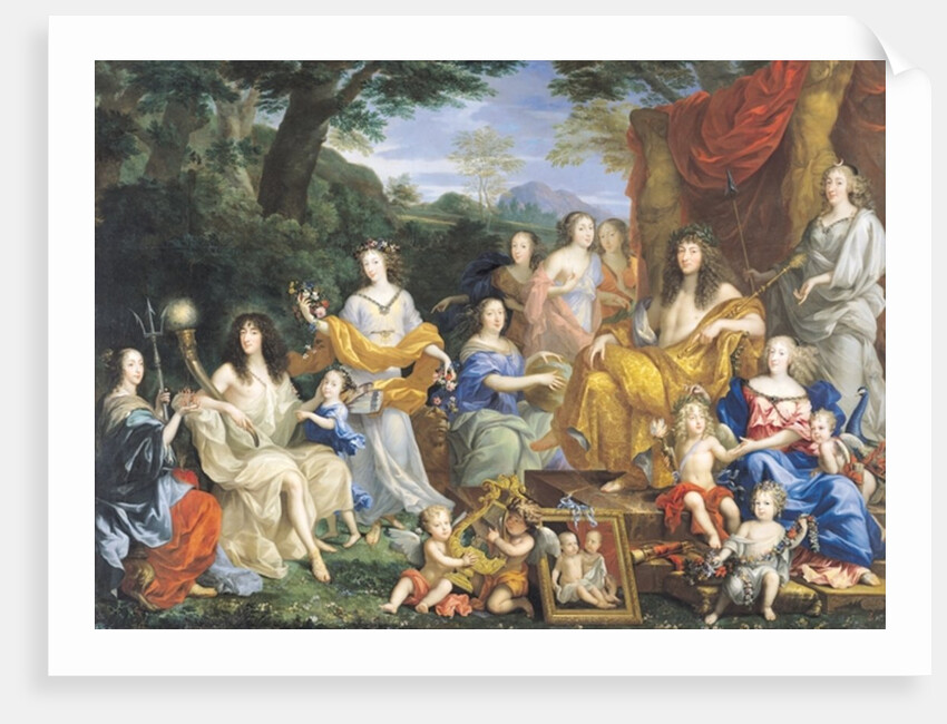 The Family of Louis XIV 1670 by Jean Nocret