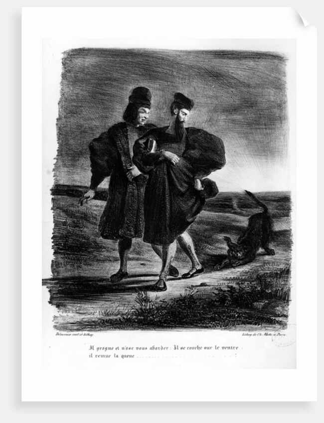 Faust and Wagner by Ferdinand Victor Eugene Delacroix
