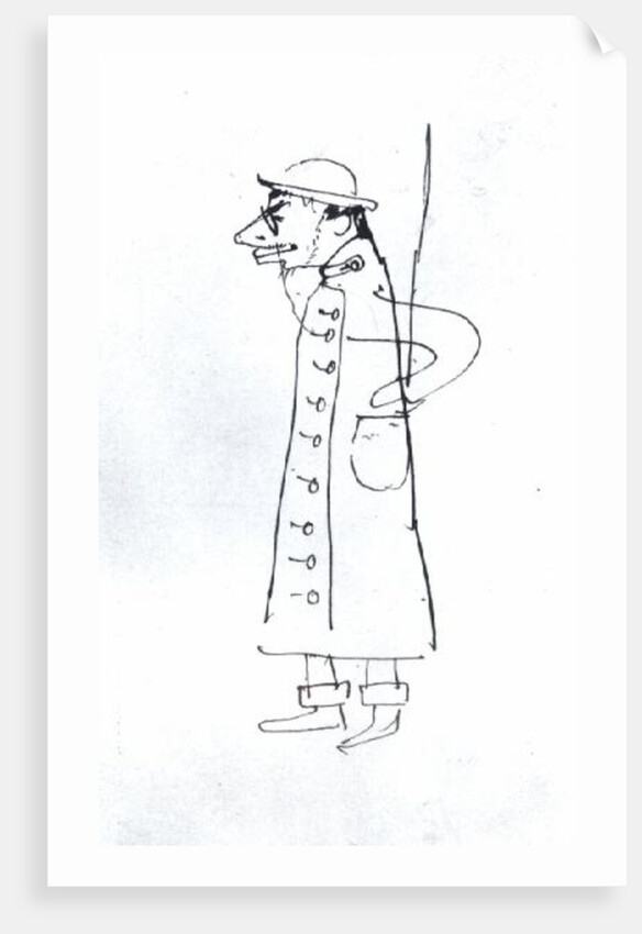 Self Portrait, c.1885 by Henri de Toulouse-Lautrec