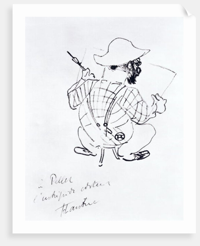 Self Portrait, 1896 by Henri de Toulouse-Lautrec