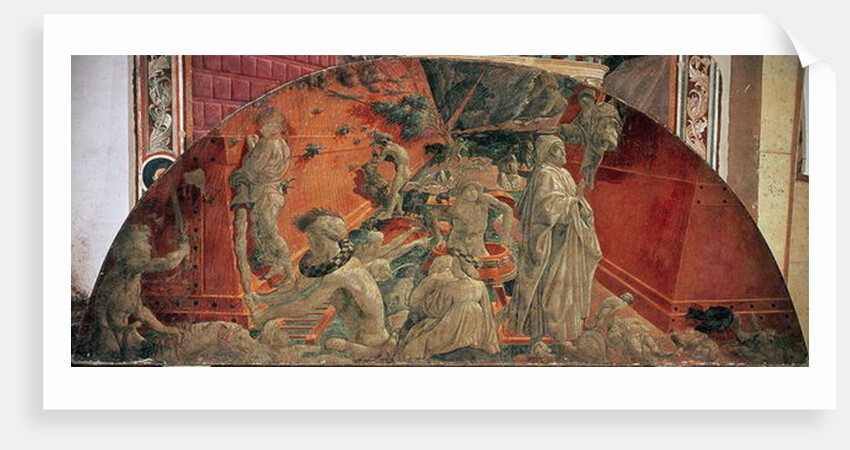 The Flood and the Subsidence of the Waters, 1447-48 by Paolo Uccello