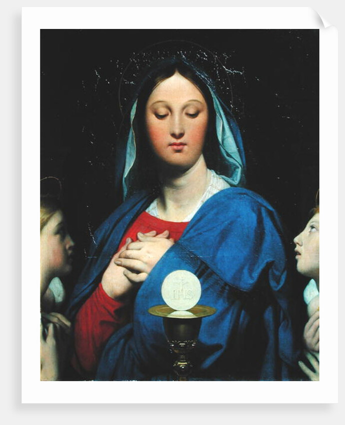 The Virgin of the Host, 1866 by Jean Auguste Dominique Ingres