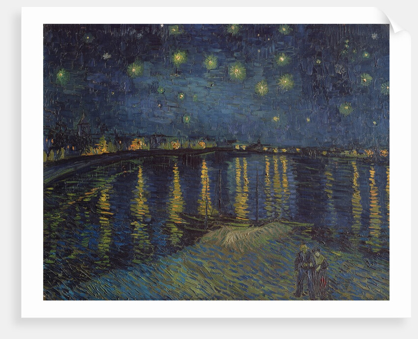 Starry Night over the Rhone, 1888 by Vincent van Gogh