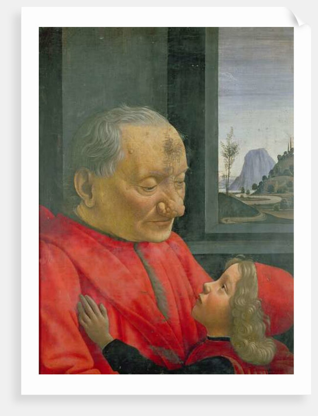 An Old Man and a Boy, c.1490 by Domenico Ghirlandaio