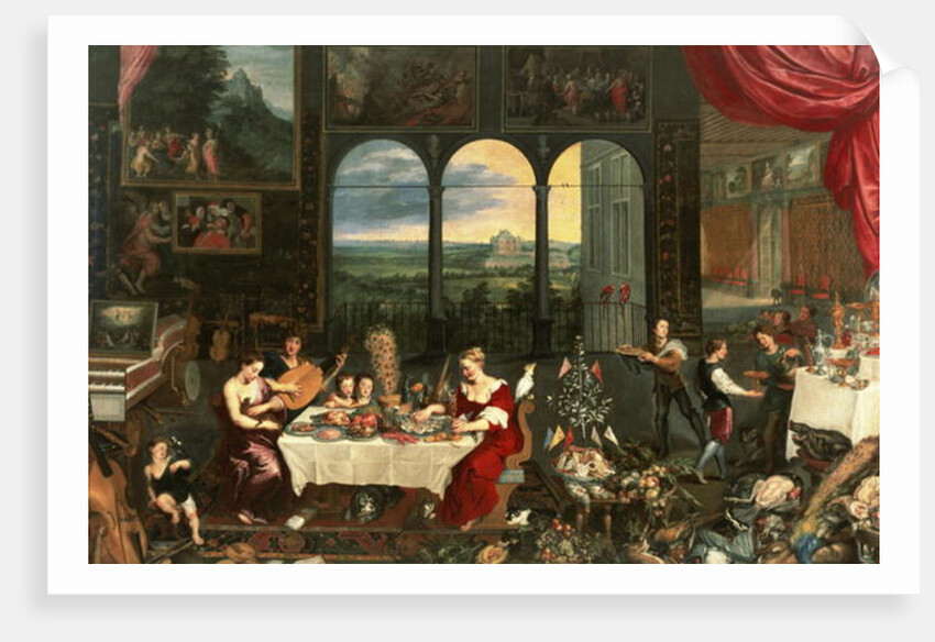Taste, Hearing and Touch, 1618 by Jan the Elder Brueghel