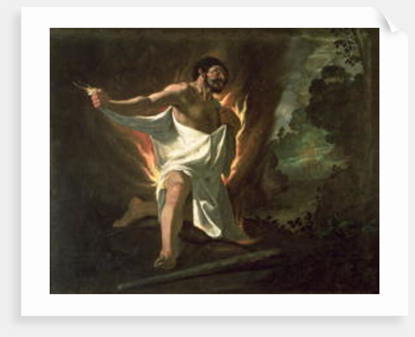 Hercules Tearing the Burning Robe, c.1634 by Francisco de Zurbaran