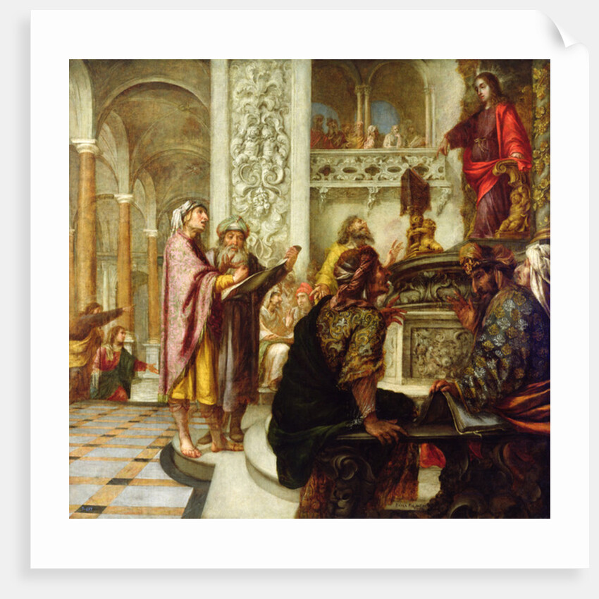 Christ Preaching in the Temple, 1686 by Juan de Valdes Leal
