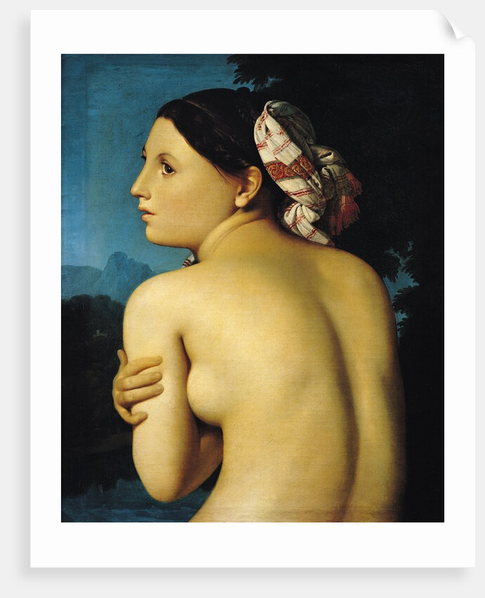 The Half-Length Bather, 1807 by Jean Auguste Dominique Ingres