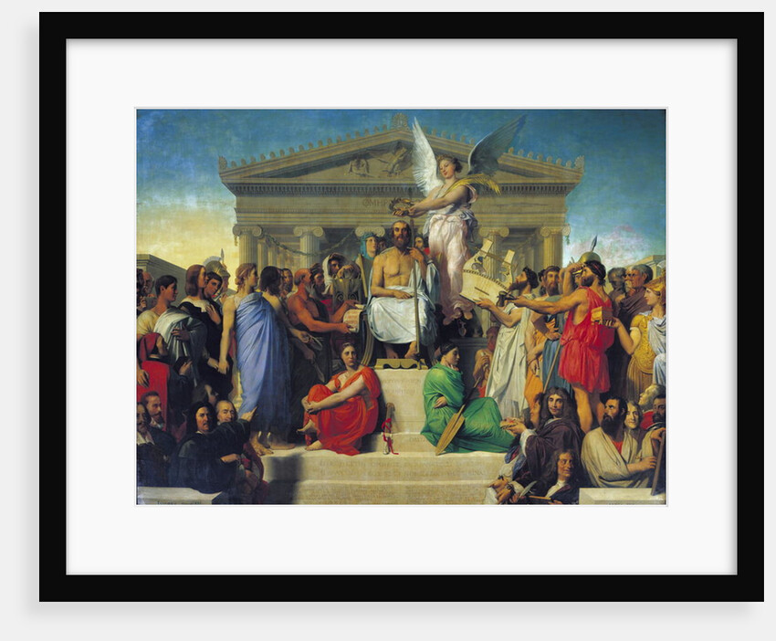 Apotheosis of Homer, 1827 by Jean Auguste Dominique Ingres