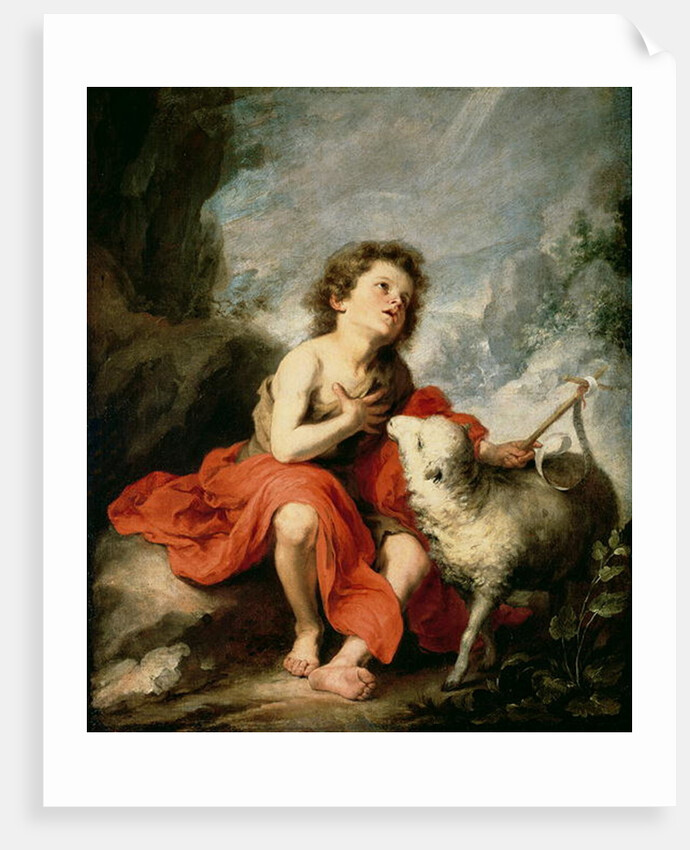 St. John the Baptist as a Child, c.1665 by Bartolome Esteban Murillo