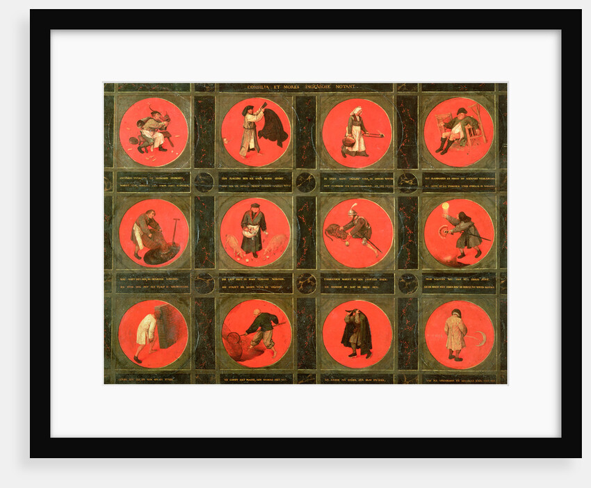 Twelve Proverbs, c.1558-60 by Pieter the Elder Bruegel