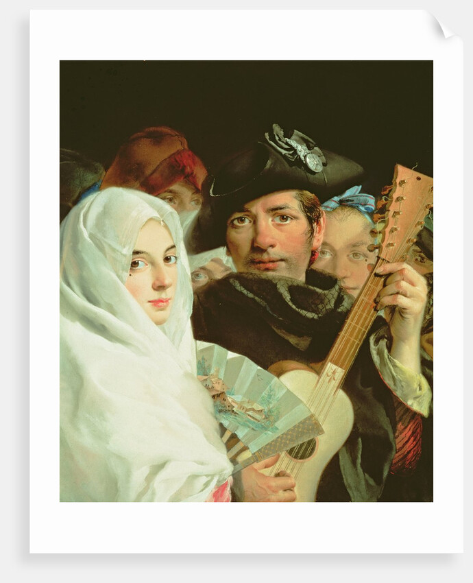 An Elegant Couple from Madrid, c.1770 by Lorenzo Baldissera Tiepolo