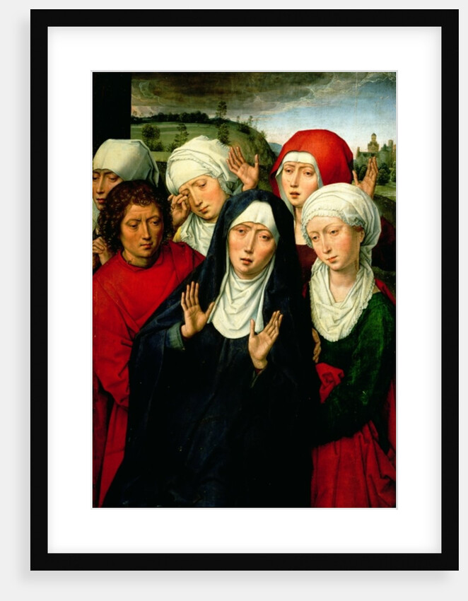 The Holy Women and St John, right hand panel of the Deposition Diptych, c.1492-94 by Hans Memling