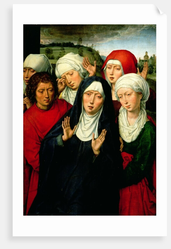 The Holy Women and St John, right hand panel of the Deposition Diptych, c.1492-94 by Hans Memling