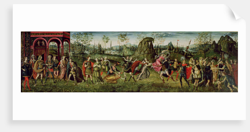 The Rape of the Sabines by Baldassarre Peruzzi
