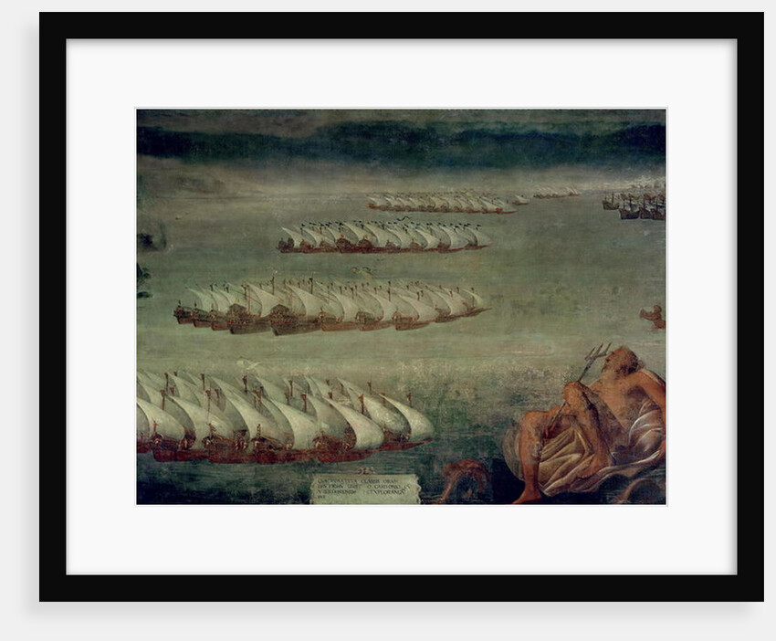 The Battle of Lepanto, 7th October 1571 by Luca Cambiaso