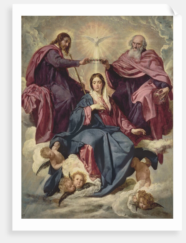 Coronation of the Virgin, c.1641-42 by Diego Rodriguez de Silva y Velazquez