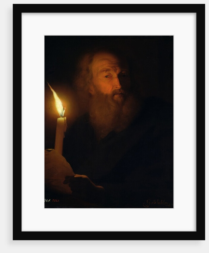 Man with a Candle by Godfried Schalken or Schalcken