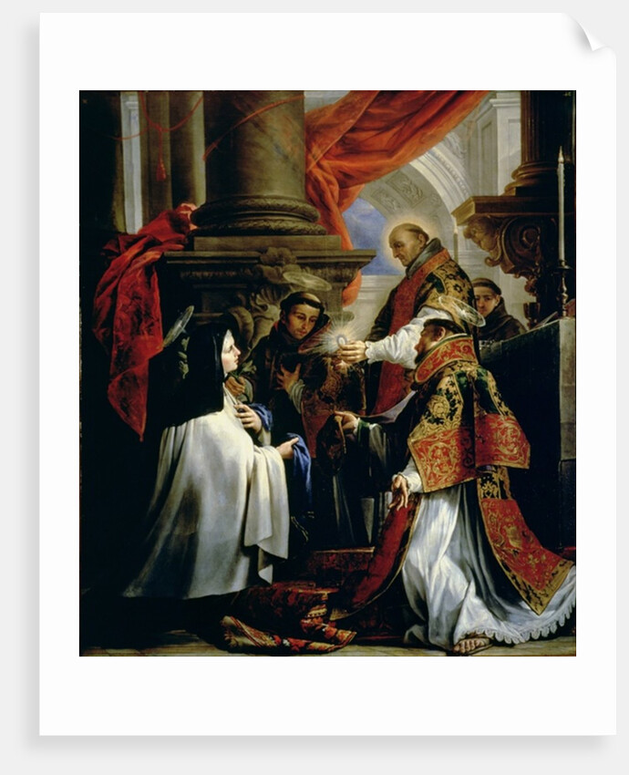 Communion of St. Teresa of Avila c.1670 by Claudio Coello