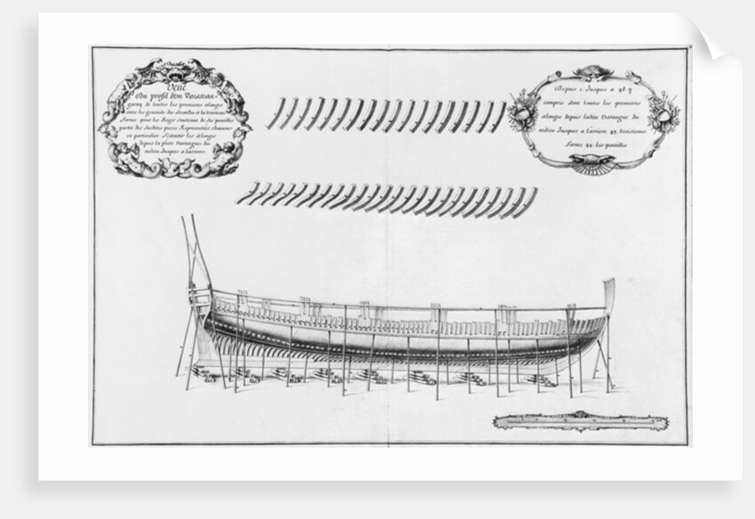 rofile of a vessel by French School
