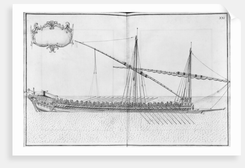 uilding, equipping and launching of a galle by French School