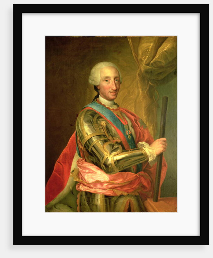 Charles III in Armour, after 1759 by Anton Raphael Mengs