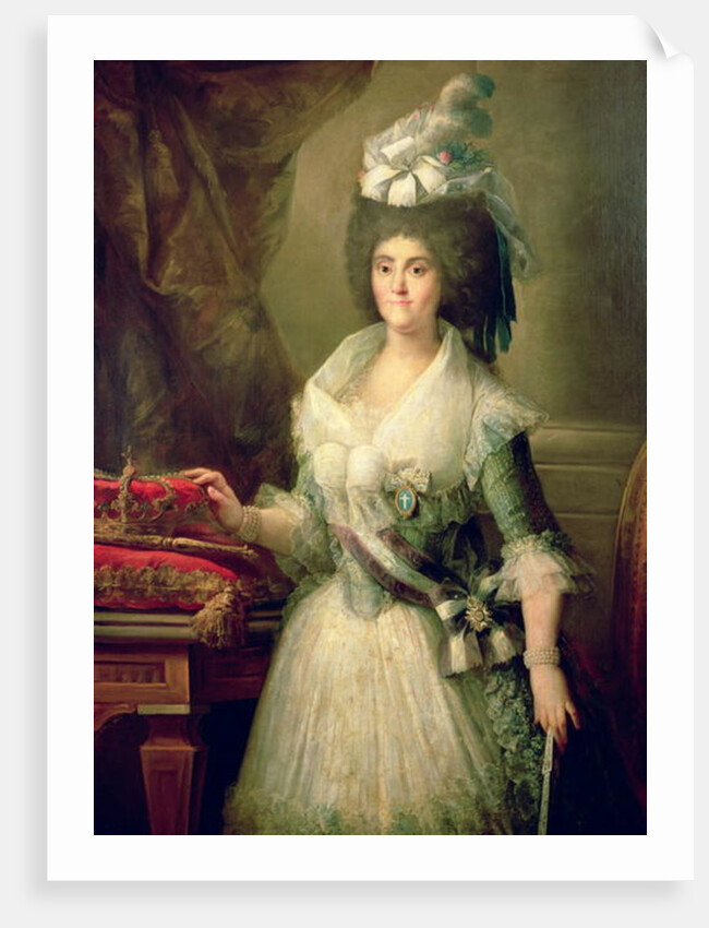 Portrait of Queen Maria Luisa by Mariano Salvador de Maella