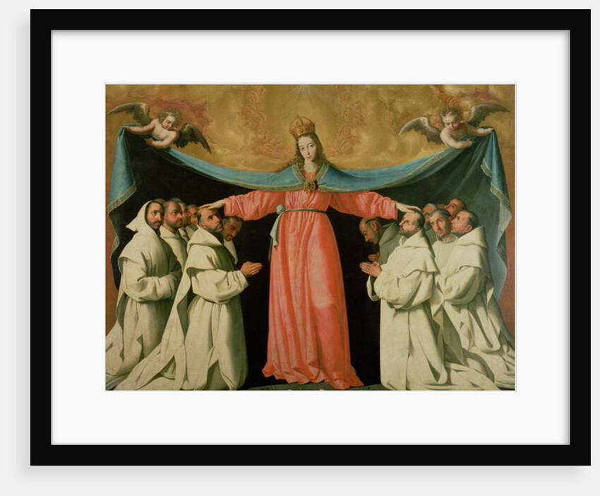 Virgin of the Misericordia Sheltering the Carthusians, c.1629 by Francisco de Zurbaran