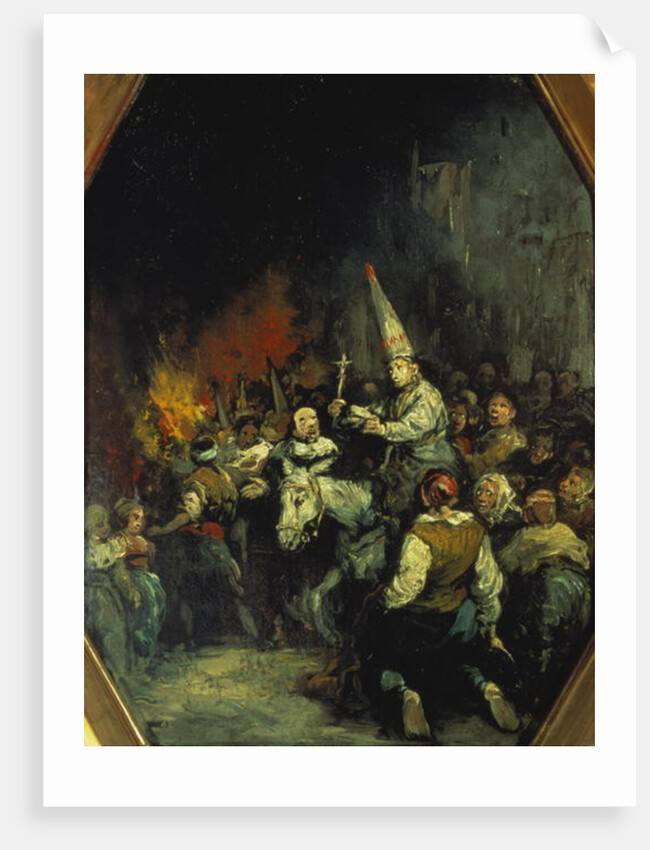 Damned by the Inquisition by Eugenio Lucas Velazquez