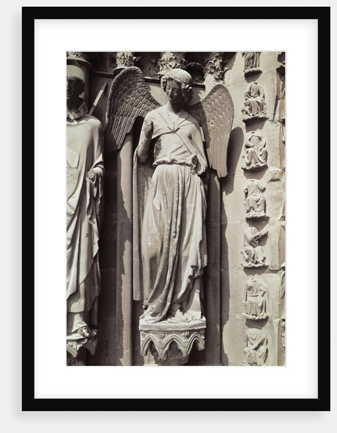 The Angel with a Smile, jamb figure from the west portal by French School