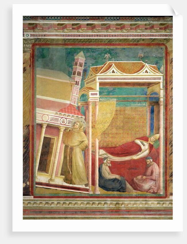 The Dream of Innocent III, 1297-99 by Giotto