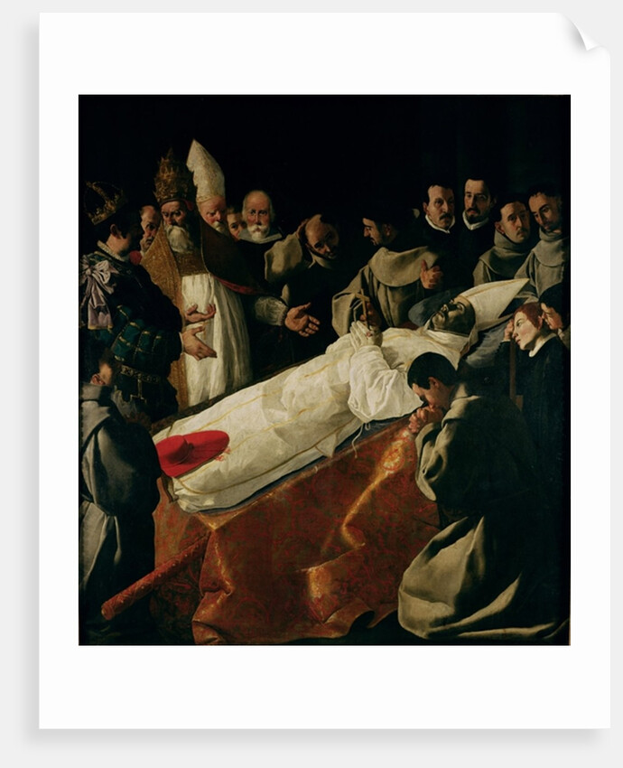 The Exhibition of the Body of St. Bonaventure after 1627 by Francisco de Zurbaran