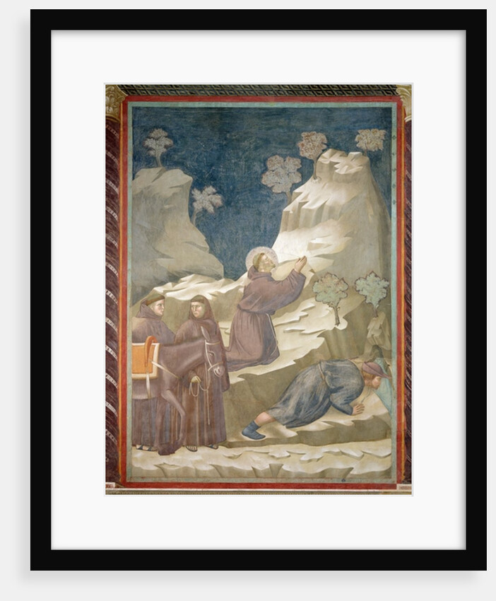 The Miracle of the Spring, 1297-99 by Giotto