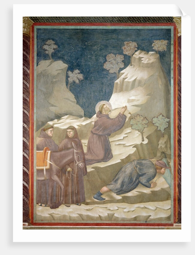 The Miracle of the Spring, 1297-99 by Giotto