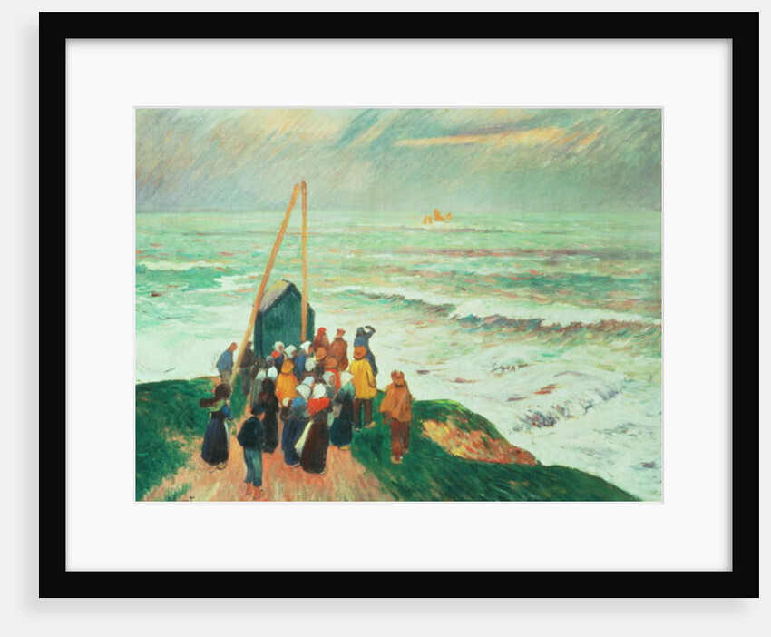 Waiting for the Return of the Fishermen in Brittany, 1894 by Henry Moret