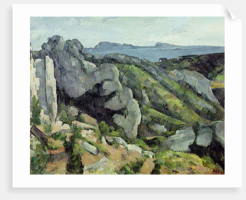 Rocks at L'Estaque, 1879-82 by Paul Cezanne