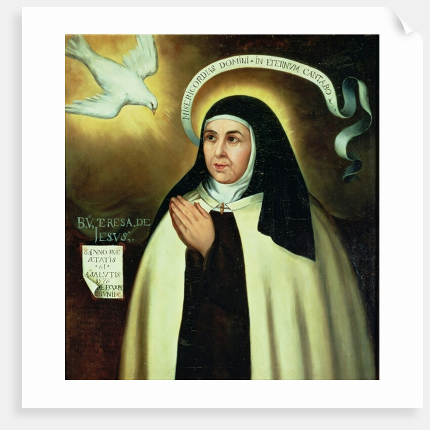 St. Teresa of Avila 1570 by Juan de la Miseria