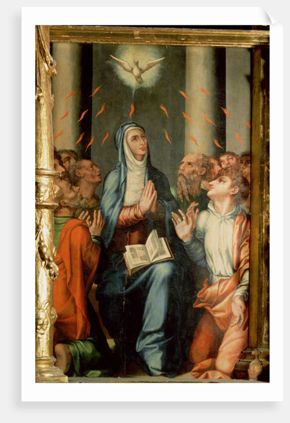 Pentecost by Luis de Morales