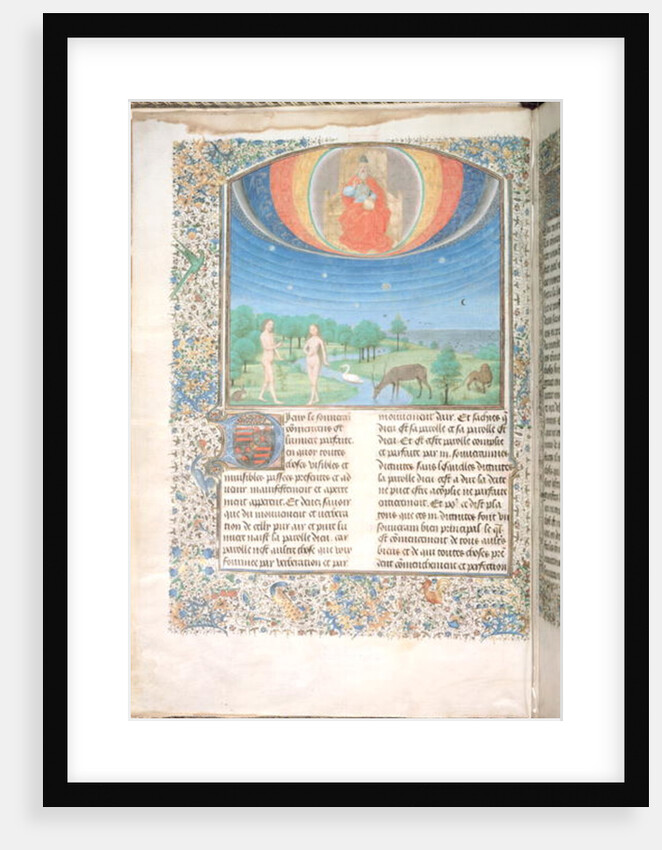 Earthly Paradise, from a Book on the Seven Ages of the World by Flemish School