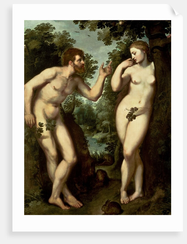 Adam and Eve, c.1599 by Peter Paul Rubens