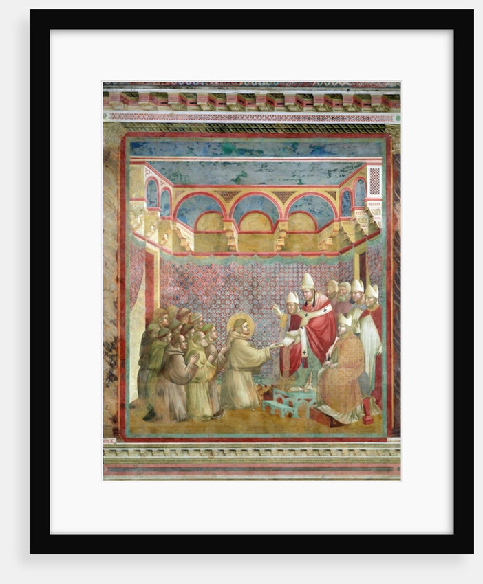 St. Francis Receives Approval of his `Regula Prima' from Pope Innocent III in 1210, 1297-99 by Giotto