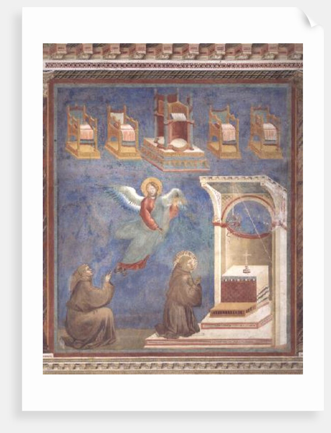 The Vision of the Thrones, 1297-99 by Giotto
